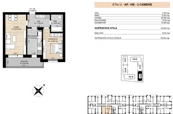 ROND OMV PIPERA - MILUNA RESIDENCE - APARTAMENT 2 CAMERE anunturi imobiliare Bucuresti