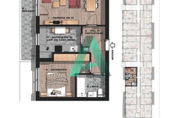 Apartament 2 camere decomandat adiacent Brancoveanu etaj 2 suprafata 57mp anunturi imobiliare Bucuresti