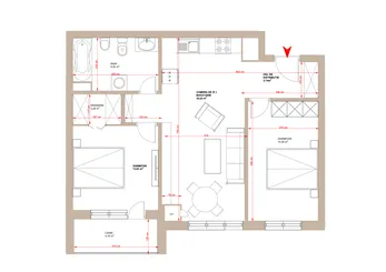 Apartament 3 camere Tip 1B