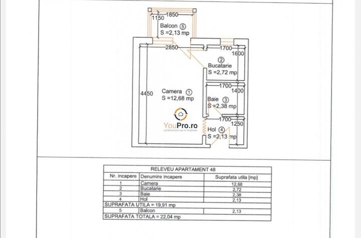 Garsonieră de vanzare BUZIASULUI - Timis anunturi imobiliare Timis