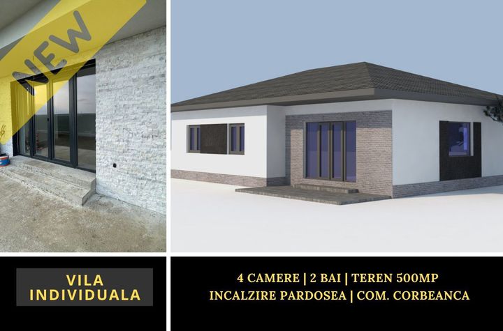 Casă - 4 camere de vanzare CORBEANCA - Bucuresti anunturi imobiliare Bucuresti