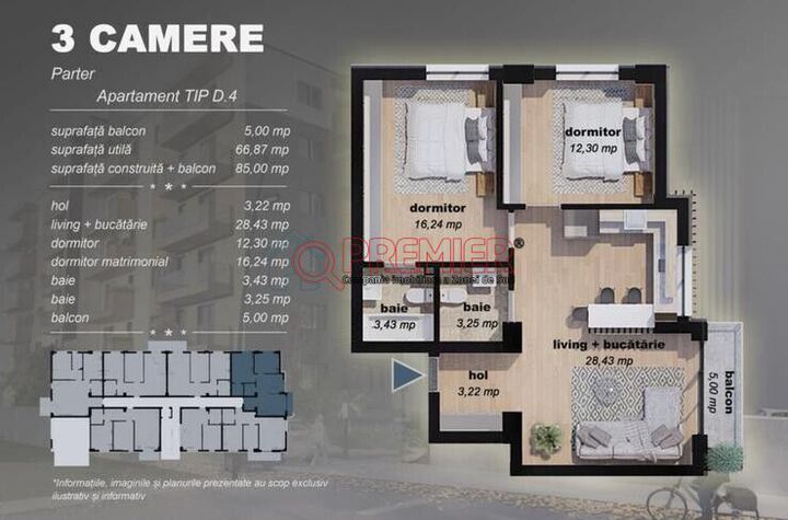 Grand Arena-3 camere-se preda finisat anunturi imobiliare Bucuresti