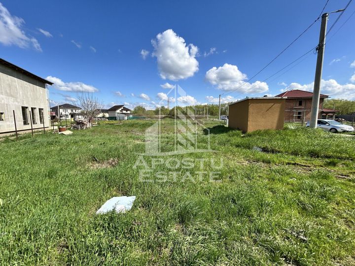 Teren 521 mp, zona in plina dezvoltare, case noi, utilitati, Ghiroda anunturi imobiliare Timis