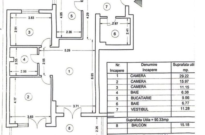 3-room apartment, complex with swimming pool and security, Iancu Nicolae anunturi imobiliare Bucuresti