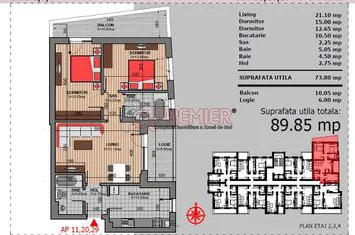 3 camere  Sector 4 - Berceni - Grand Arena anunturi imobiliare Bucuresti