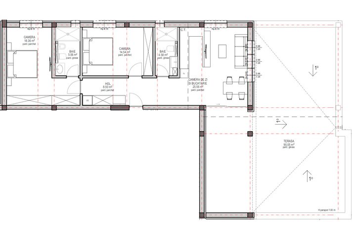 Apartament 3 camere de vanzare TIGLARI - Sibiu anunturi imobiliare Sibiu
