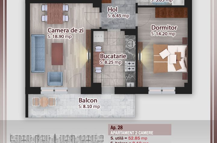 2 Camere decomandate – Etaj 3, OFERTA PROMO Pallady 1 Decembrie anunturi imobiliare Bucuresti