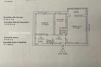 Apartament 2 camere de vanzare TOMIS NORD - Constanta anunturi imobiliare Constanta