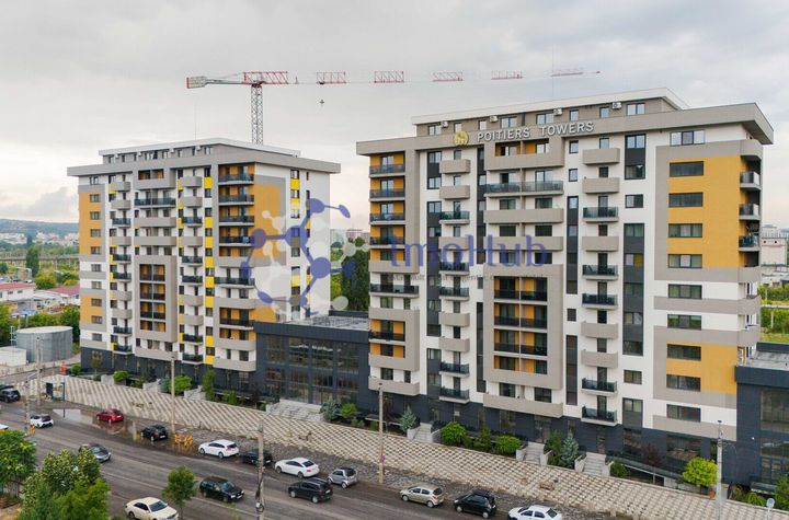 Apartament finalizat 2 camere, Bd.Poitiers, Etaj 7/10 anunturi imobiliare Iasi
