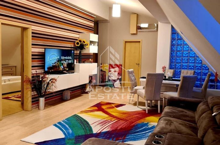 Apartament tip penthouse cu 3 camere, 2 bai, zona Torontalului anunturi imobiliare Timis