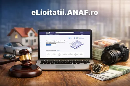 Platforma eLicitațiiANAF a fost lansată astăzi: românii pot cumpăra online bunuri confiscate sau sechestrate de stat