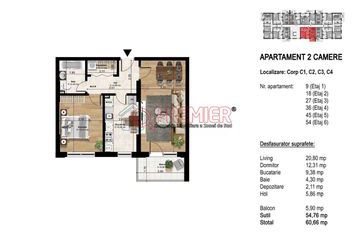POPESTI LEORDENI - Splaiul Unirii - 2 Camere - OFERTA NOUA anunturi imobiliare Bucuresti