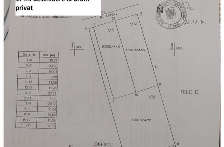 Teren Intravilan de vanzare BUCIUM - Iasi anunturi imobiliare Iasi