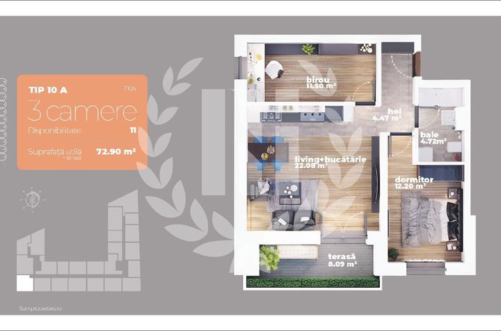 Apartament 3 camere | Metrou | Prețuri Promo anunturi imobiliare Bucuresti
