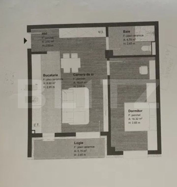 Apartament 2 camere de vanzare FLORESTI - Cluj anunturi imobiliare Cluj