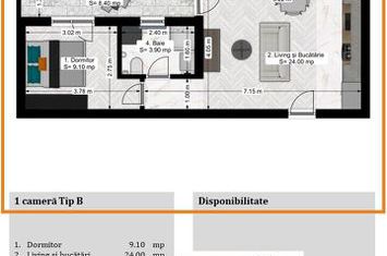 Pallady-Oxy Residence 3 Studio Tip B mega discount anunturi imobiliare Bucuresti