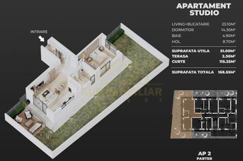 APARTAMENT 2 CAMERE-CURTE 115 MP-SOS OLTENITEI anunturi imobiliare Bucuresti