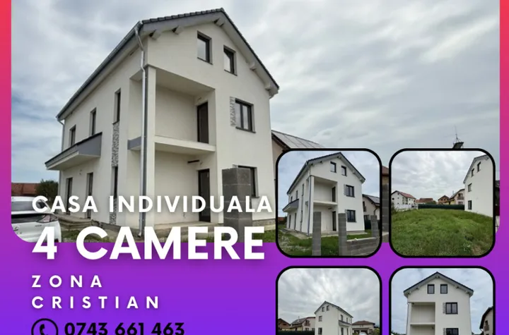 Vilă - 4 camere de vanzare CRISTIAN - Sibiu anunturi imobiliare Sibiu