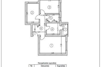 Apartament 3 camere,  str.Trandafirilor, nr.3 Hunedoara anunturi imobiliare Hunedoara