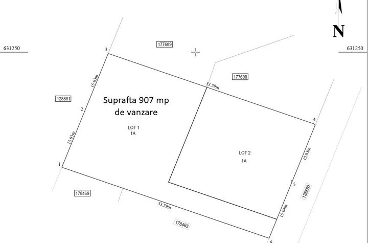 Teren Intravilan de vanzare GALATA - Iasi anunturi imobiliare Iasi