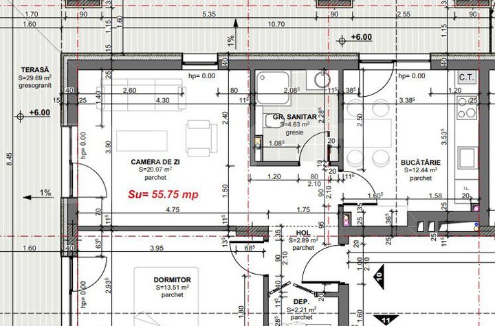 Apartament 2 camere de vanzare APAHIDA - Cluj anunturi imobiliare Cluj
