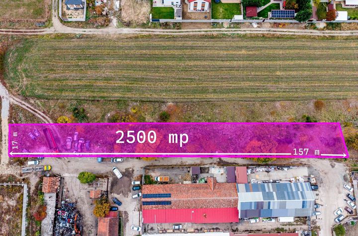 Teren de 2500 mp, cu posibilitate de parcelare în Bujac Arad anunturi imobiliare Arad