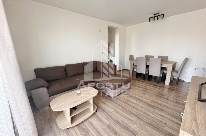 Apartament cu 2 camere mobilat si utilat, cu gradina proprie in Giroc. anunturi imobiliare Timis