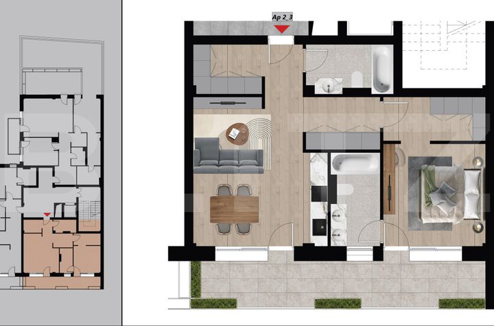 Apartament 2 camere de vanzare ORADEA - Bihor anunturi imobiliare Bihor