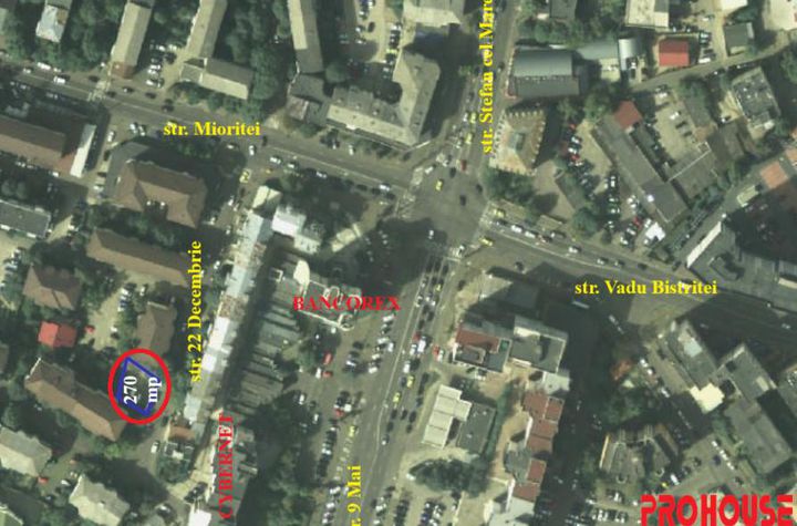 Teren Intravilan de vanzare ULTRACENTRAL - Bacau anunturi imobiliare Bacau