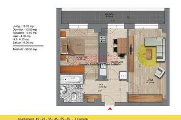 2 camere 2 minute metrou Berceni - Popesti Leordeni anunturi imobiliare Bucuresti