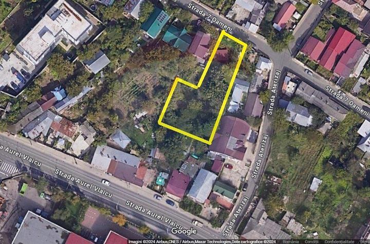 Teren 961mp Iasi / Strada Aurel Vlaicu anunturi imobiliare Iasi