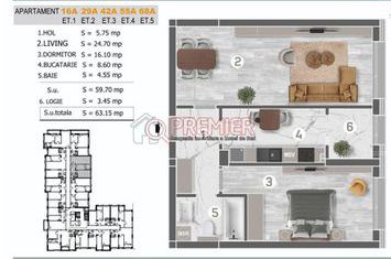 2  camere - Berceni - Grand Arena anunturi imobiliare Bucuresti