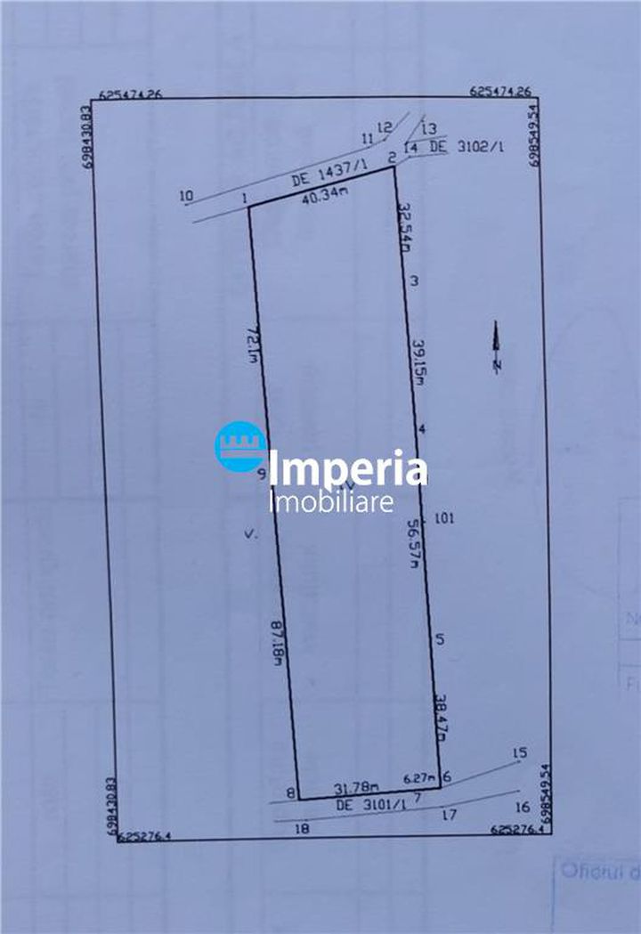 Teren Intravilan de vanzare VISANI - Iasi anunturi imobiliare Iasi