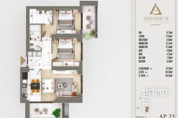 Titan Pallady Ap. 3 Camere Astorium exclusiv în blocul A, predare 2025 anunturi imobiliare Bucuresti