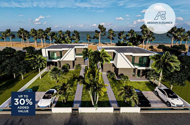 Vilă nouă 149.14 mp în Skala Rachoniou, la 10 metri de mare anunturi imobiliare Grecia