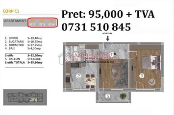 Reducere 2 Camere Berceni etaj 2 - Parcul Tudor Arghezi anunturi imobiliare Bucuresti