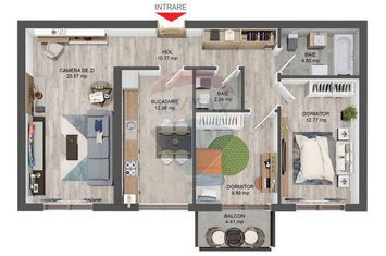Apartament modern de 74 mp în Șelimbăr anunturi imobiliare Sibiu