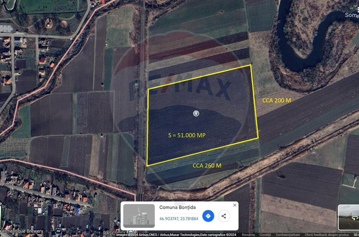 Teren Investitii 8600 mp | Zona Tetarom III Rascruci anunturi imobiliare Cluj