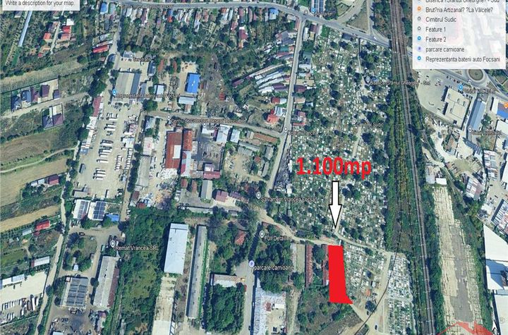 Teren Intravilan de vanzare VEST - Vrancea anunturi imobiliare Vrancea
