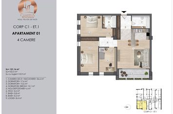 Apartament 13 (C1) de vânzare în Câmpina anunturi imobiliare Prahova