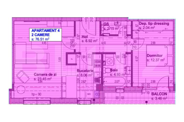 Apartament 2 camere de vanzare CENTRAL - Bacau anunturi imobiliare Bacau