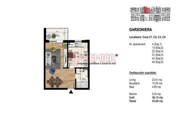 POPESTI LEORDENI - Splaiul Unirii - Garsoniera - OFERTA NOUA anunturi imobiliare Bucuresti