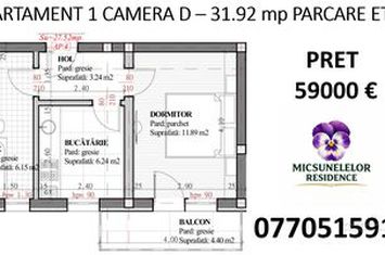 Garsonieră de vanzare LUNCA CETATUII - Iasi anunturi imobiliare Iasi