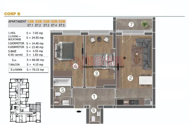 3 camere lux in complex Cavar Berceni anunturi imobiliare Bucuresti