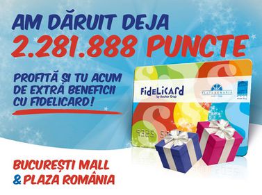 Posesorii de Fidelicard au câștigat 228.188 de lei în vouchere și cadouri surpriză