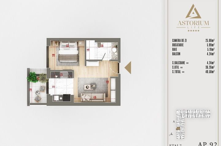 Titan Pallady Garsoniera tip Studio Astorium Predare Decembrie 2025 anunturi imobiliare Bucuresti