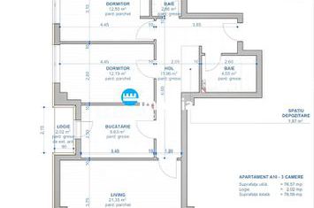 Apartament 3 camere de vanzare NICOLINA   - Iasi anunturi imobiliare Iasi
