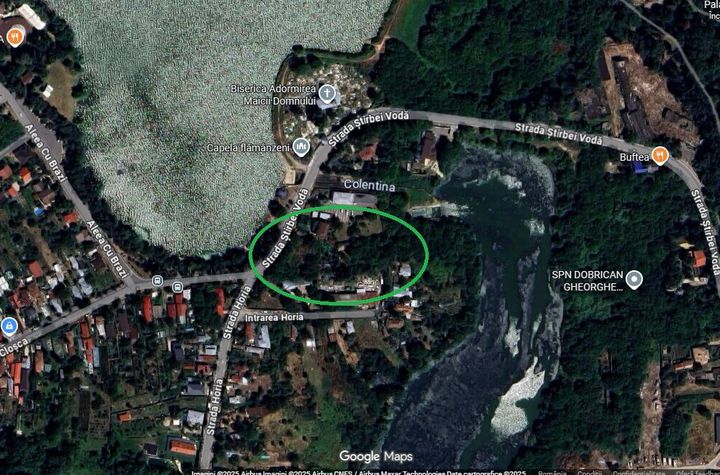 Buftea, Palatul Stirbey, vanzare teren intravilan, suprafata 2186 mp, vedere catre lac, anunturi imobiliare Bucuresti