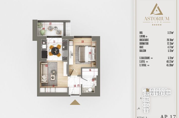 Titan Pallady 2 Camere studio Astorium exclusiv blocul A predare 2025 anunturi imobiliare Bucuresti