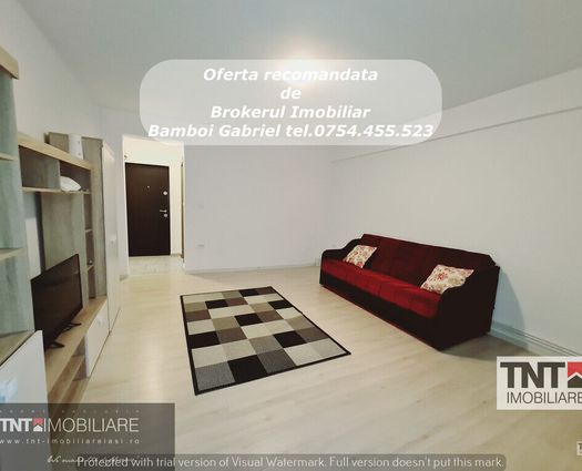 Apartament 2 camere Pacurari, 55 mp